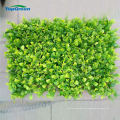 Artificial Green Plant And Flowers Wall For Decoration